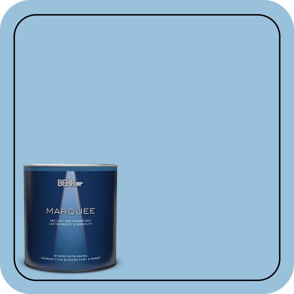 1 qt. #M520-3 Charismatic Sky One-Coat Hide Satin Enamel Interior Paint & Primer price history on PriceWatchPro