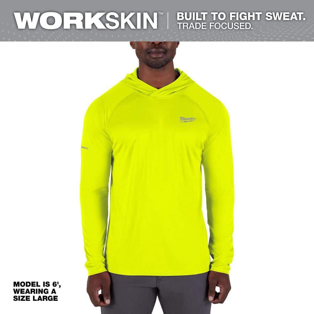 WORKSKIN Hooded Sun Shirt-Yellow S price history on PriceWatchPro