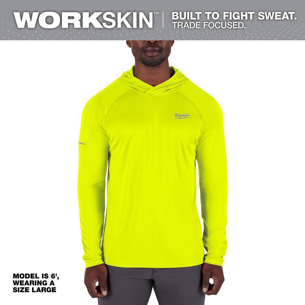 WORKSKIN Hooded Sun Shirt-Yellow XL price history on PriceWatchPro