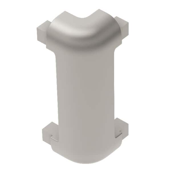 Schluter Rondec-CT Satin Nickel Anodized Aluminum 3/8 in. x 1-31/32 in. Metal 90 Degree Outside Corner