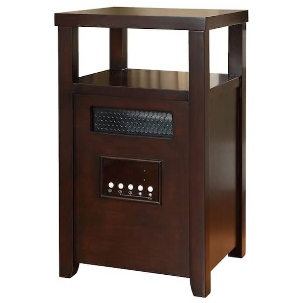 Muskoka 1500-Watt Infrared Heater with Table Top - Burnished Walnut