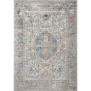 Bianca Stone/Multi 2 ft. 8 in. x 7 ft. 6 in. Contemporary Runner Rug