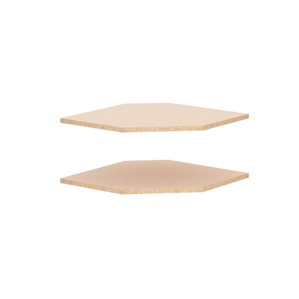 J Collection Shelf 24 in. W x 24 in. H for Wall Diagonal Corner (1
