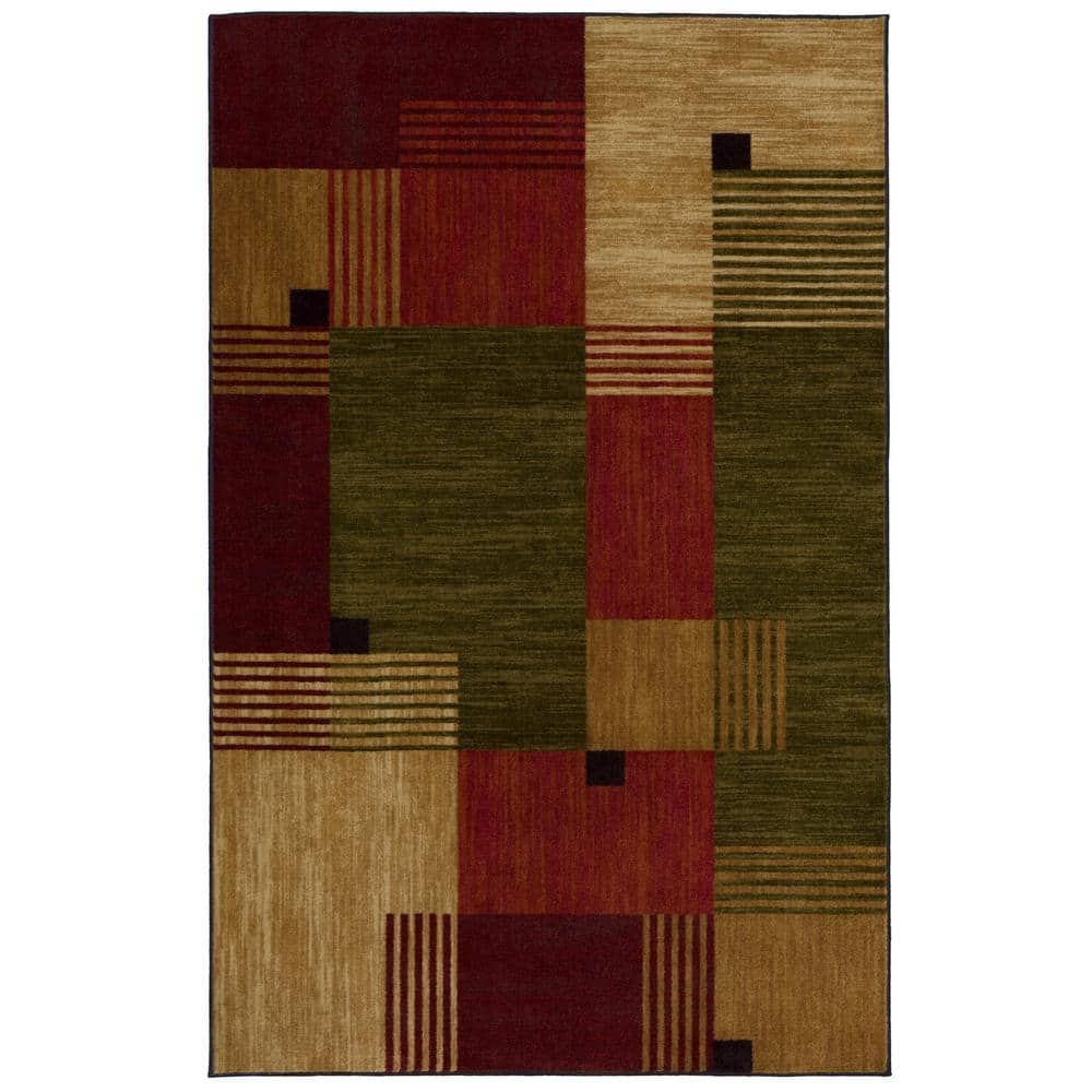 5'x8' Alliance Area Rug Black/Natural - Mohawk