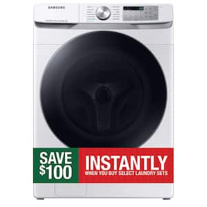 4.5 cu. ft. Smart High-Efficiency Front Load Washer with Super Speed in White