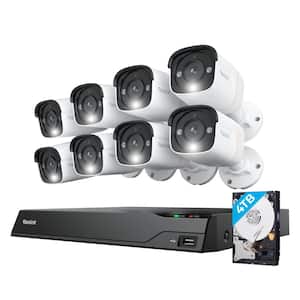 Night Owl 24-Channel 4K 4TB Smart NVR Security Camera System with 10 ...