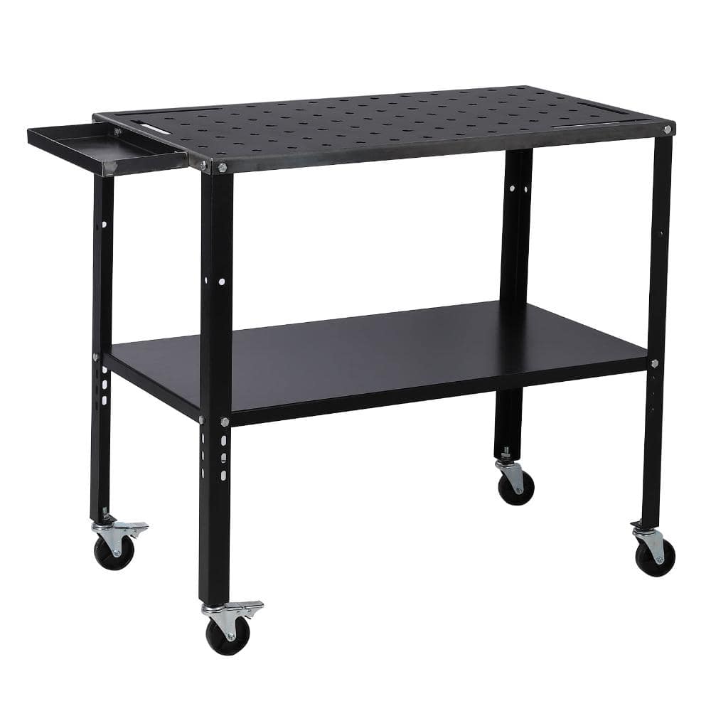 Steel Welding Table Workbench with 5/8 Fixture Holes, Adjustable Legs for Fabrication, Auto Repair, Workshop price history on PriceWatchPro