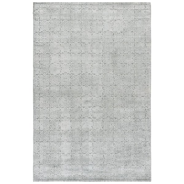 Mirage 6 ft. x 9 ft. Sea/Blue Persian Area Rug