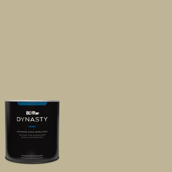 BEHR DYNASTY 1 qt. #MQ6-30 Bamboo Shoot One-Coat Hide Satin Enamel