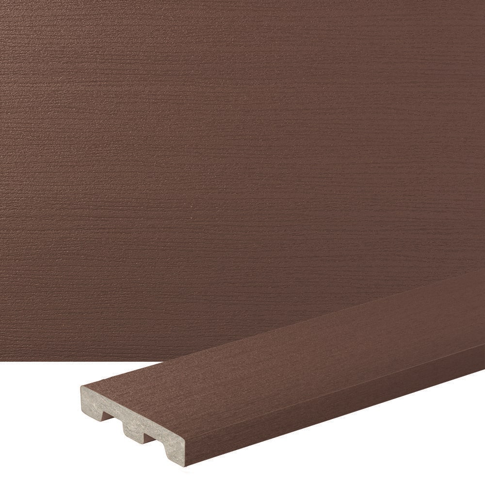 TimberTech Composite Prime 5/4 in. x 6 in. x 16 ft. Square Dark
