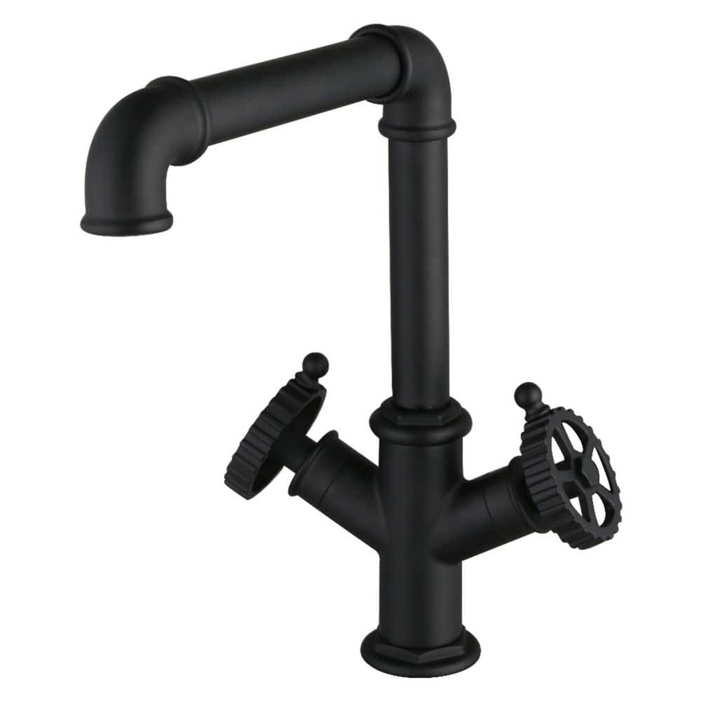 Fuller Deck Mount Double-Handle Single-Hole Standard Kitchen Faucet in Matte Black price history on PriceWatchPro