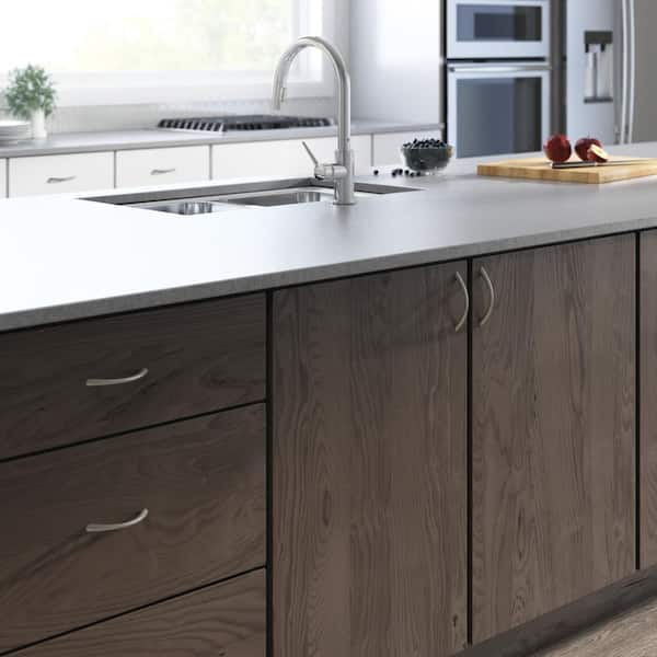 Liberty Hardware P84350-SN Satin Nickel Cabinet Pull – 3 3/4" Contempo Ribbed Bow Design