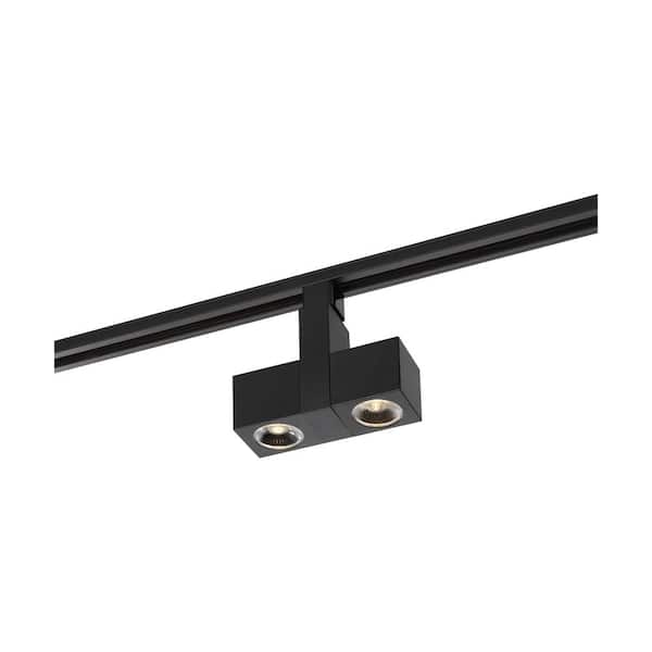 Black Integrated LED Linear Track Step Head 24° Beam Angle
