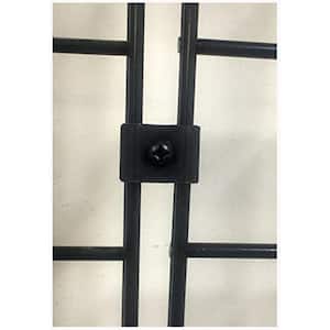 Grid Wall Joining Clips Connectors for Grid Panels Black Color 50-Pieces