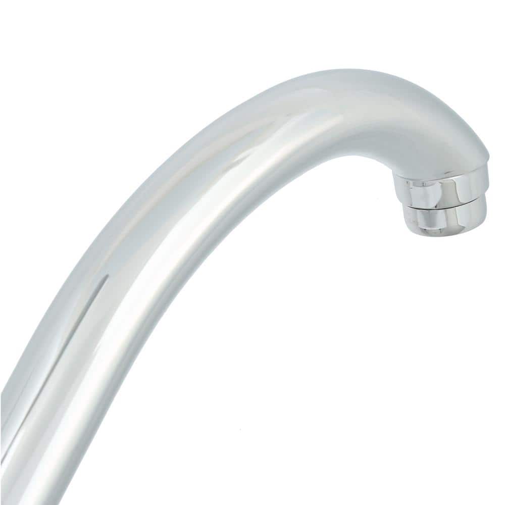 Classic Chrome Single Handle Low Arc Kitchen Faucet