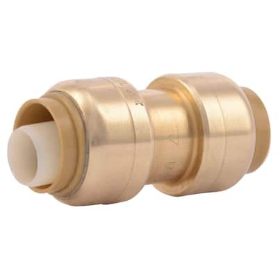 1/2 in. Push-to-Connect Brass Coupling Fitting