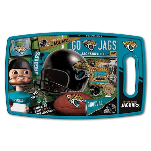NFL Jacksonville Jaguars Retro Series Polypropyene Cutting Board