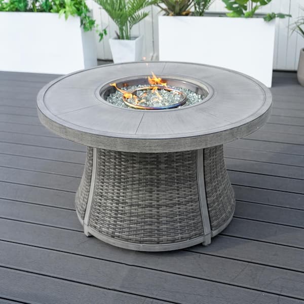moda furnishings Penny Metal Outdoor Dining Table with Extension