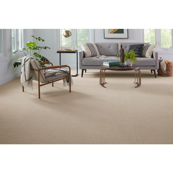 Transcends Time Twine Beige 39 oz. Triexta Pattern Carpet - Installation Required