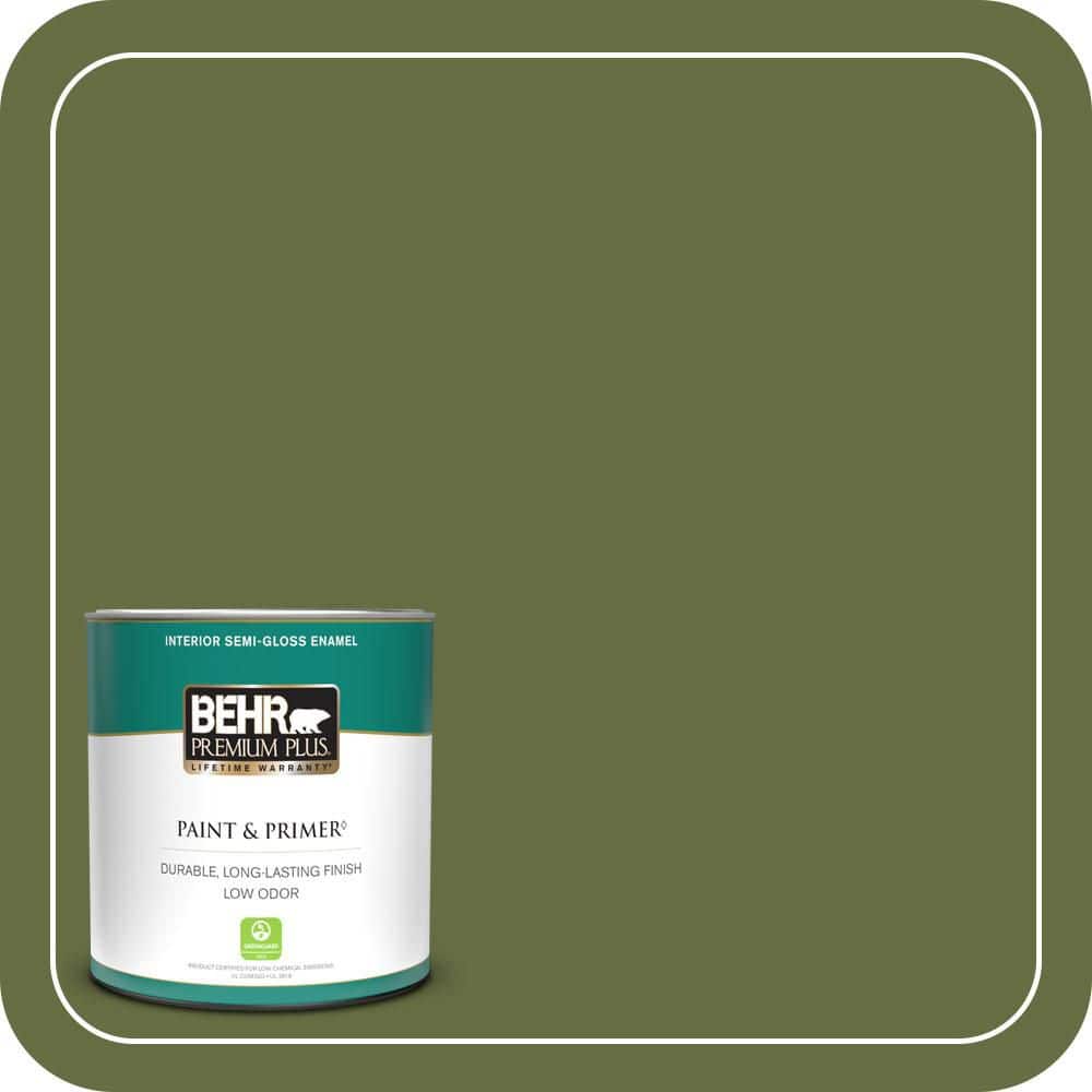 1 qt. #MQ6-62 Coconut Grove Semi-Gloss Enamel Low Odor Interior Paint & Primer price history on PriceWatchPro