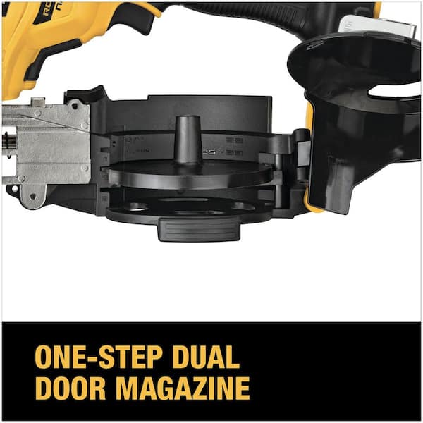 DEWALT - 20-Volt MAX Lithium-Ion 15° Electric Cordless Roofing Nailer with 20-Volt MAX Premium 5. 0Ah Battery Pack