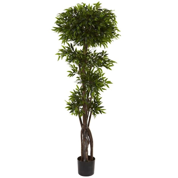 Nearly Natural 5 ft. Artificial Ruscus Tree