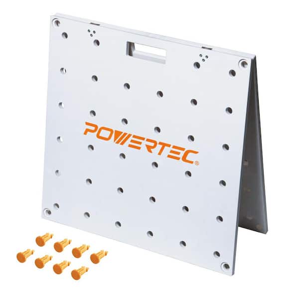 Arachni Flex 24 48 in. Waterproof PVC Foldable Workbench Tabletop w/ Pre-drilled 3/4 in. Dog Holes & Quick-Insert Locks