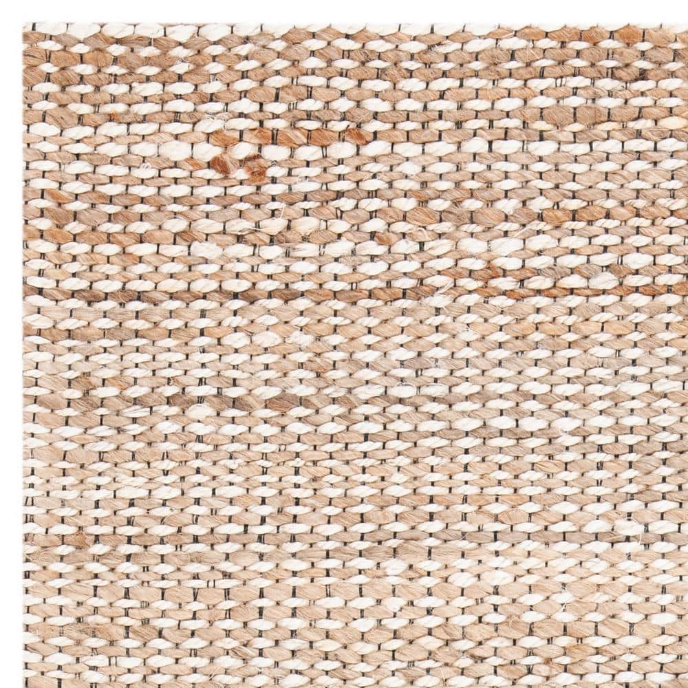Marbella Natural Ivory Hand Woven Flat Weave Rug 3' x 5'