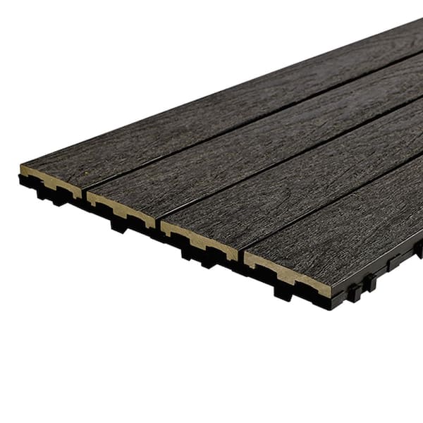 NewTechWood UltraShield Naturale 1 ft. x 2 ft. Quick Deck NewTechWood UltraShield Naturale 1 ft. x 2 ft. Quick Deck