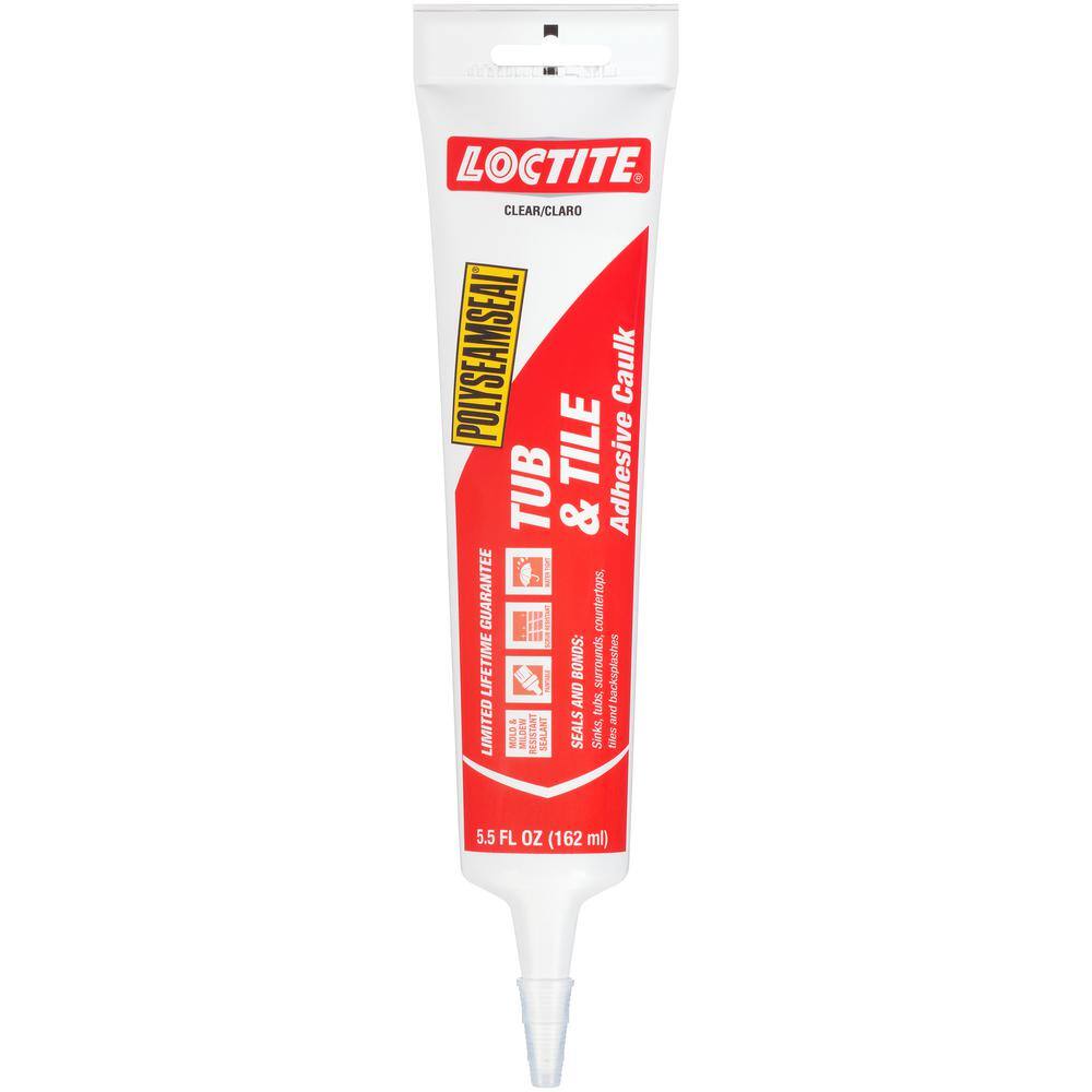 Reviews for Loctite Polyseamseal Tub and Tile 5.5 oz.Clear Latex Caulk ...