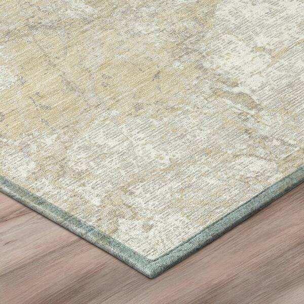 Chantille Machine Washable Indoor/Outdoor Abstract ACN3152 Ivory 2 ft. x 3 ft. Accent Rug