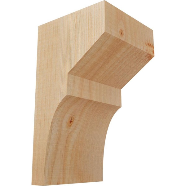 Ekena Millwork 5-1/2 in. x 6 in. x 10 in. Douglas Fir Monterey Smooth Corbel