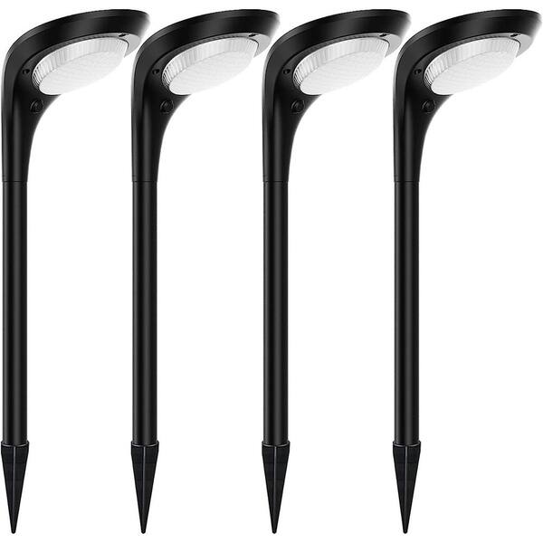 150 Lumen Bright Solar Outdoor Lights, 4 Pack Solar Pathway Lights