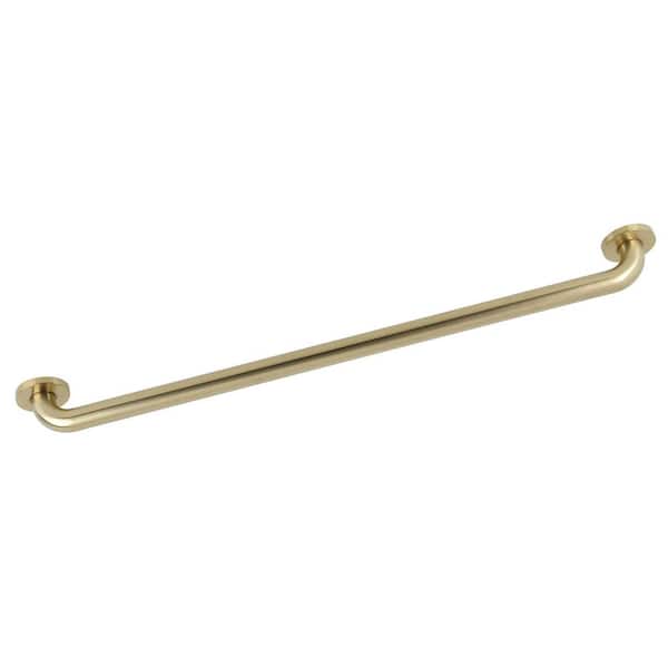 Kingston Brass Silver Sage 32 in. x 1-1/4 in. Grab Bar in Brushed Brass