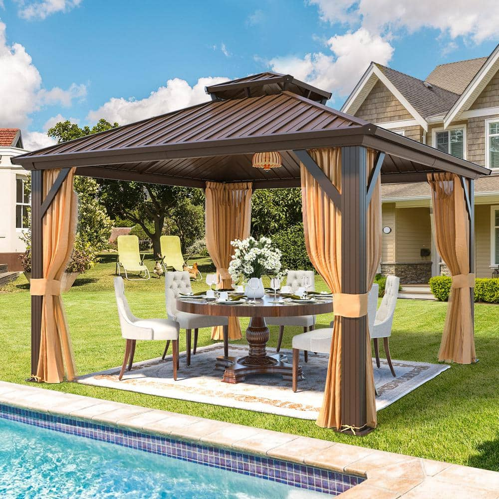 Have A Question About EROMMY 12 Ft. X 12 Ft. Hardtop Gazebo With ...