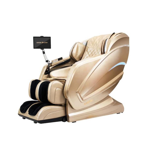 KAHUNA LM7000 Orange Full-Body L-Track Spot Target Massage Chair LM-7000NG  - The Home Depot