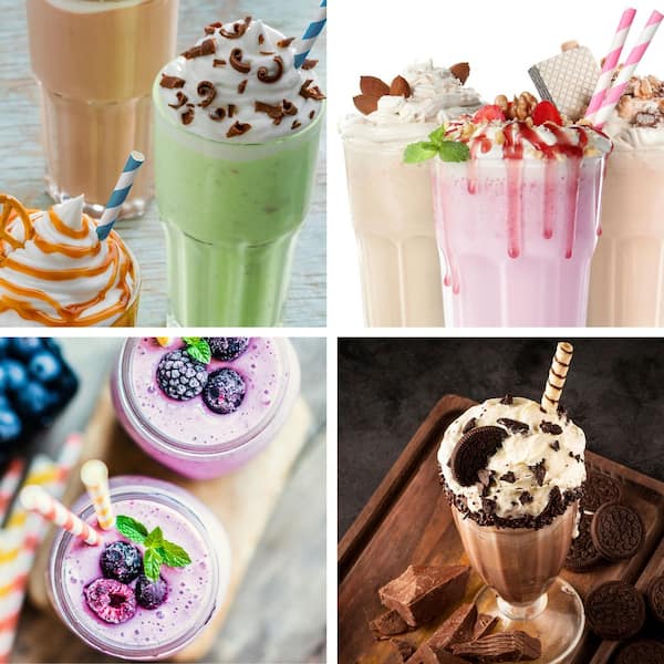 Peanut Butter Cookout Milkshakes Food Blueberry Cheesecake