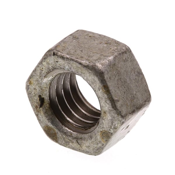 100 1/2-13 Hot Dipped Galvanized Finish Hex Nut 