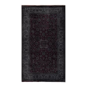 Gray 3 ft. 1 in. x 5 ft. 4 in. Fine Vibrance One-of-a-Kind Hand-Knotted Area Rug