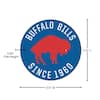 Officially Licensed NFL Buffalo Bills 27 Round Rug with Vintage