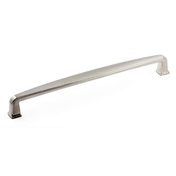Richelieu Hardware Charlemagne Collection 7 9/16 in. (192 mm) Brushed Nickel Transitional Cabinet Bar Pull