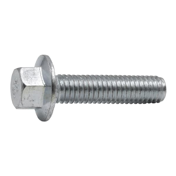 Everbilt M6-1.0 x 25 mm Zinc-Plated Steel Hex Bolts (2-Pack) 36478