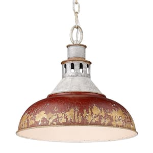 Kinsley 1-Light Aged Galvanize Steel Standard Pendant