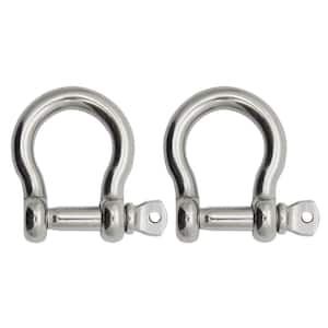 BoatTector Stainless Steel Bow Shackle - 5/8", 2-Pack
