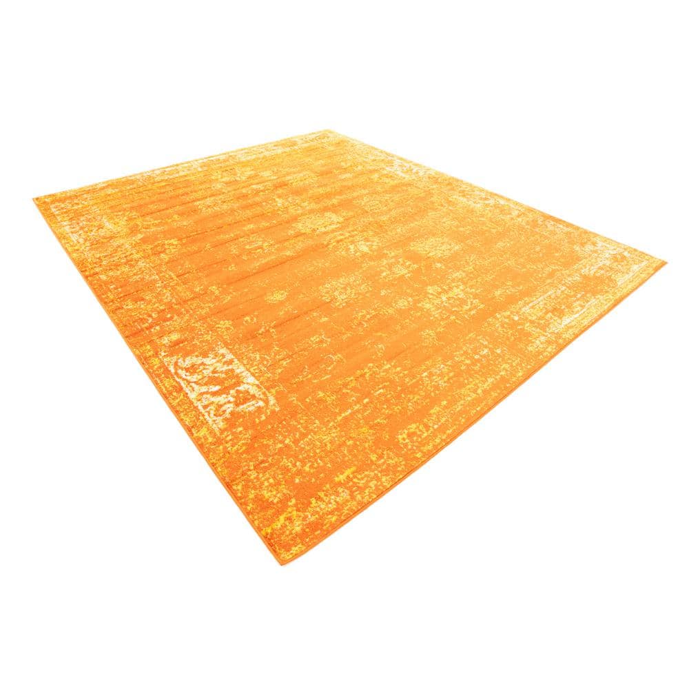 Casino Sofia Vintage Orange Rectangular Area Rug
