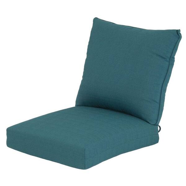 Hampton Bay Mediterranean Solid Rapid-Dry Deluxe Outdoor Deep Seating Cushion