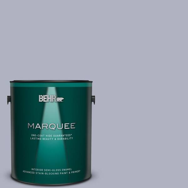 BEHR MARQUEE 1 gal. #S550-3 Chivalrous One-Coat Hide Semi-Gloss Enamel Interior Paint & Primer