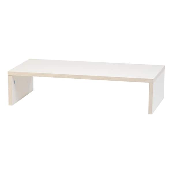 IRIS 11.42 in. W x 5.51 in. H x 23.23 in. D White 1-Tier Shelving Unit