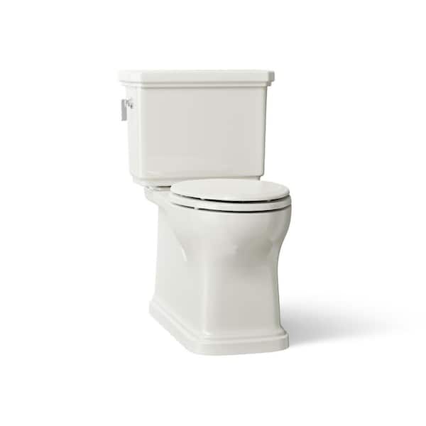 Claude by Studio McGee 12 inch 2-Piece 1.28 GPF Single Flush Elongated Toilet in Dune (Seat Not Included)