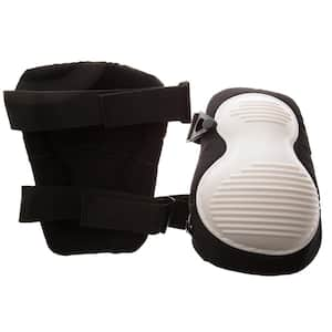 Black/White Molded Work Knee Pad (Pair)